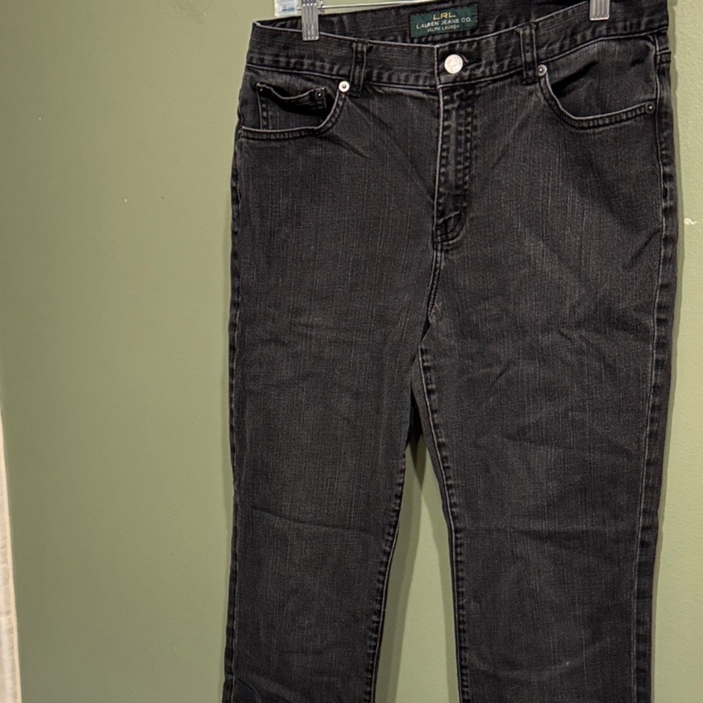 Ralph Lauren Women's Black Boot Cut Jeans